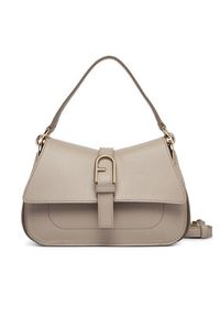Furla Torebka Flow Mini WB01032 BX2045 BG 4488S Beżowy. Kolor: beżowy. Materiał: skórzane #3