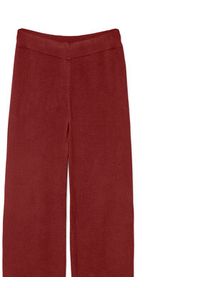Vero Moda Spodnie dzianinowe Gold Art 10332174 Bordowy Loose Fit. Kolor: czerwony. Materiał: syntetyk #3
