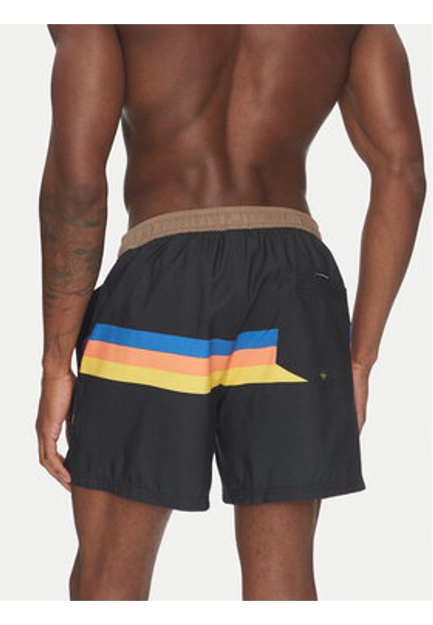 Quiksilver Szorty kąpielowe Everyday Straight Volley 15 EQYJV04121 Kolorowy Regular Fit. Materiał: syntetyk. Wzór: kolorowy