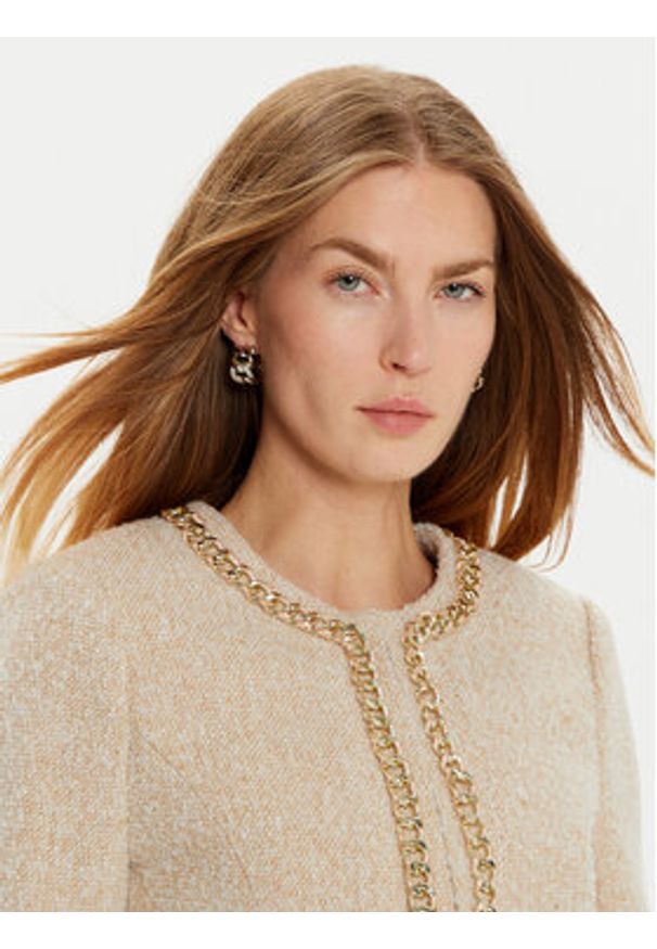 Marciano Guess Kardigan 4BGN0 87186A Beżowy Regular Fit. Kolor: beżowy. Materiał: syntetyk