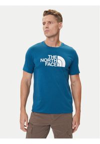 The North Face T-Shirt Easy NF0A8A6C Niebieski Regular Fit. Kolor: niebieski. Materiał: syntetyk, bawełna #1