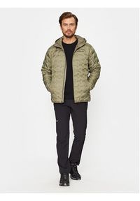 columbia - Columbia Kurtka puchowa Delta Ridge™ Down Hooded Jacket Zielony Regular Fit. Kolor: zielony. Materiał: syntetyk