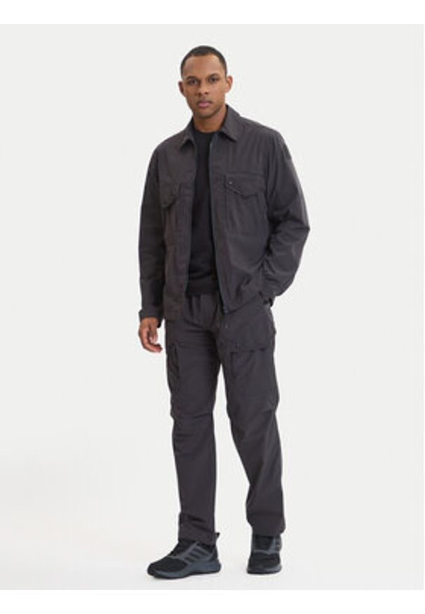 Parajumpers Kurtka przejściowa Elgin 26SMPMOSTU02 Szary Regular Fit. Kolor: szary. Materiał: syntetyk