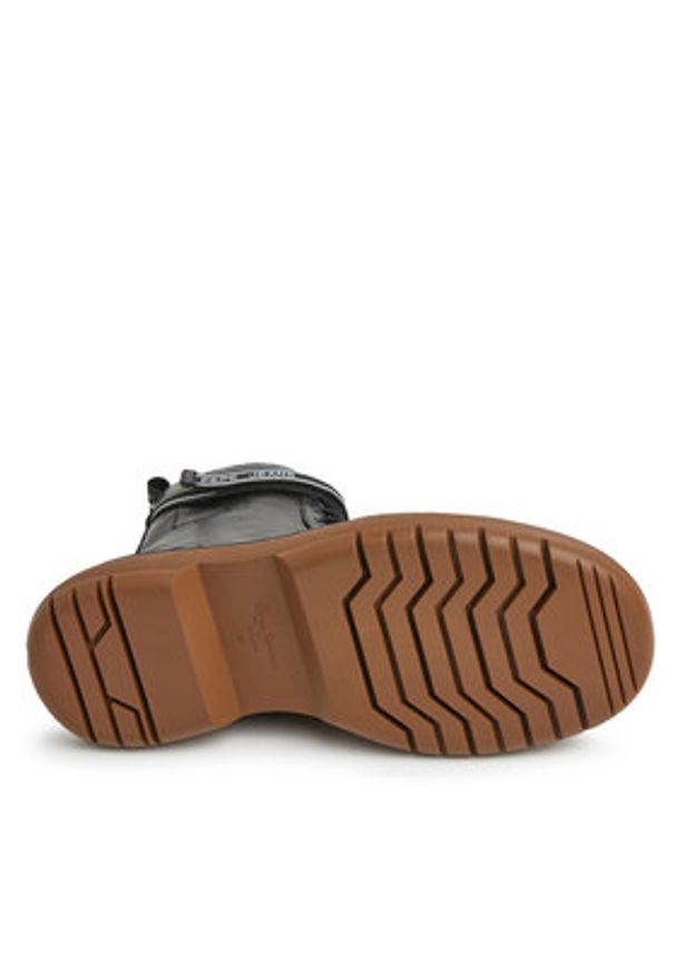 Pepe Jeans Trzewiki PLS50503 Czarny. Kolor: czarny. Materiał: skóra