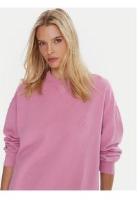 Quiksilver Bluza Essential Crew EQWFT03190 Fioletowy Standard Fit. Kolor: fioletowy. Materiał: bawełna #3