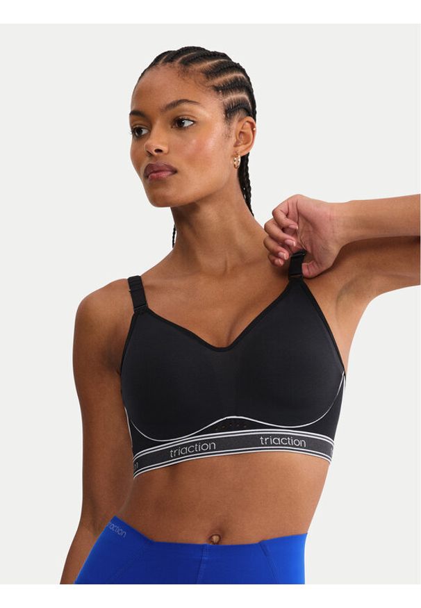 Triumph Biustonosz sportowy Triaction Cardio Breeze 10226330 Czarny. Kolor: czarny. Materiał: syntetyk
