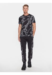 Versace Jeans Couture T-Shirt 75GAH6S0 Czarny Regular Fit. Kolor: czarny. Materiał: bawełna #3