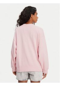 Roxy Bluza ERJFT04997 Różowy Relaxed Fit. Kolor: różowy. Materiał: bawełna