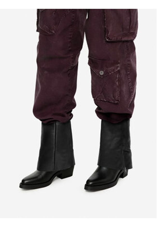 G-Star RAW - G-Star Raw Botki EO-YAGMUR-25FW30 Czarny. Kolor: czarny. Materiał: skóra