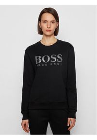 BOSS - Boss Bluza C_Ebossa 50442497 Czarny Regular Fit. Kolor: czarny. Materiał: bawełna