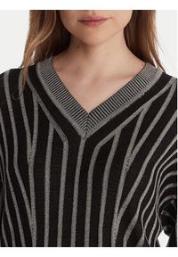 DKNY Sweter P5MSDZ52 Szary Regular Fit. Kolor: szary. Materiał: wiskoza #4