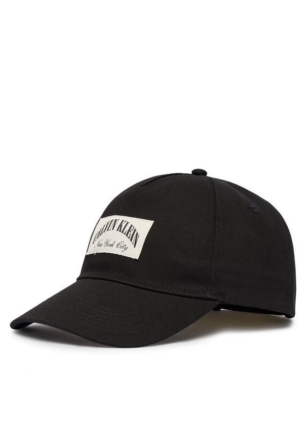 Czapka z daszkiem Calvin Klein. Kolor: czarny
