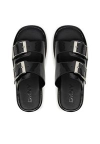 DKNY Klapki Leocadia K1674345 Czarny. Kolor: czarny. Materiał: skóra #6