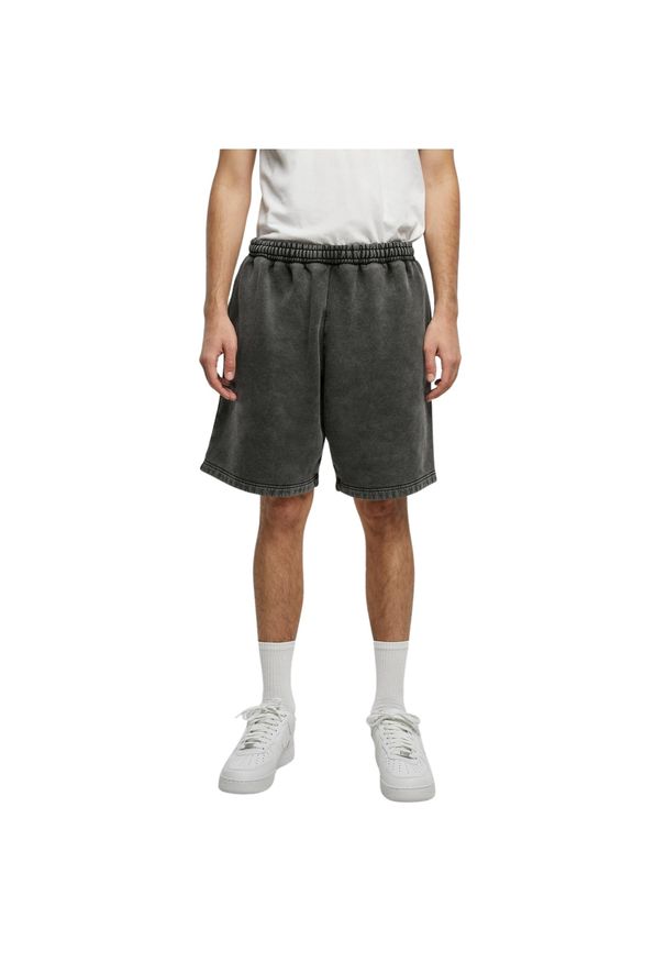 Spodenki dresowe Urban Classics Heavy Sand Washed. Kolor: czarny. Materiał: dresówka. Długość: krótkie. Sezon: lato