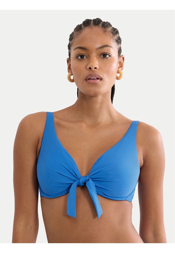 Triumph Góra od bikini Summer Dune 10226529 Niebieski. Kolor: niebieski. Materiał: syntetyk