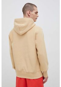 Champion bluza męska kolor beżowy z kapturem melanżowa. Typ kołnierza: kaptur. Kolor: beżowy. Długość rękawa: długi rękaw. Długość: długie. Wzór: melanż #3
