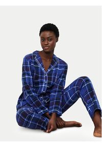 Triumph Piżama Boyfriend 10225075 Niebieski Relaxed Fit. Kolor: niebieski. Materiał: bawełna #6