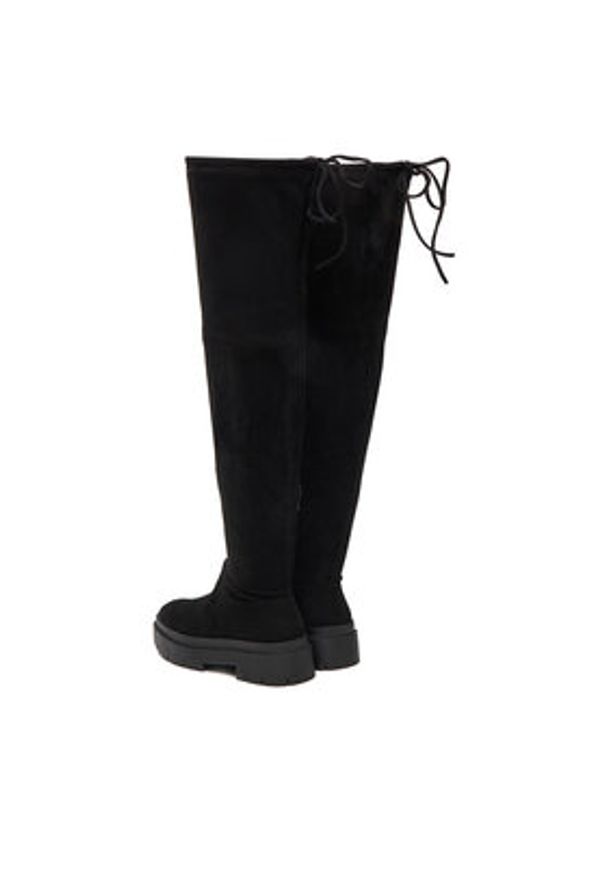 DeeZee Kozaki 8761-2 Czarny. Kolor: czarny. Materiał: materiał