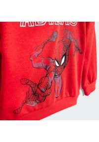 Adidas - Zestaw Marvel Spider-Man Jogger Set. Kolor: biały, czerwony, wielokolorowy. Materiał: materiał. Wzór: motyw z bajki