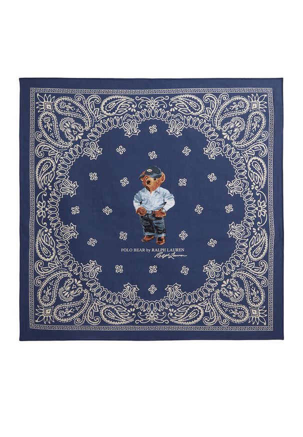 Apaszka Polo Ralph Lauren. Kolor: niebieski