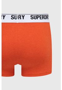 Superdry bokserki (3-pack) męskie kolor pomarańczowy. Kolor: pomarańczowy. Materiał: bawełna #6