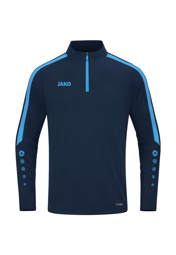 Dziecięca bluza dresowa zapinana na zamek Jako Power. Kolor: niebieski. Materiał: dresówka