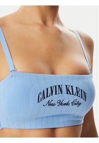 Calvin Klein Underwear Biustonosz top LV00QF8710 Niebieski. Kolor: niebieski. Materiał: bawełna #3