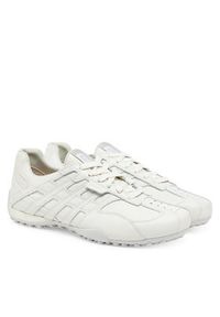 Geox Sneakersy U55MNB 00046 C1000 Biały. Kolor: biały. Materiał: skóra