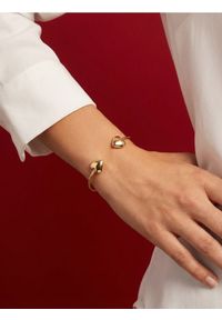 Sinsay - Bransoletka z błyszczącym wykończeniem - złoty. Materiał: złote. Kolor: złoty #1