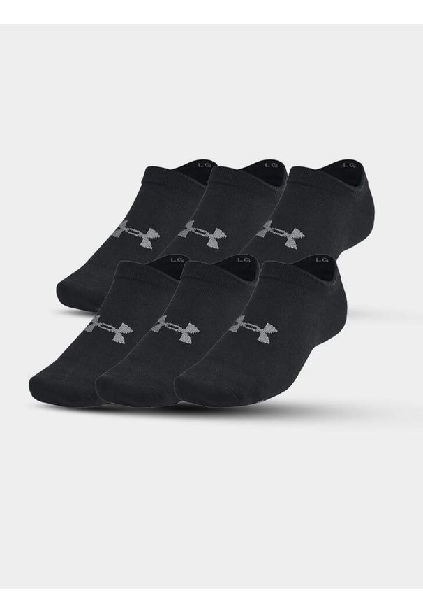 Skarpety sportowe Under Armour Essential niskie stopki (6-PAK). Kolor: czarny
