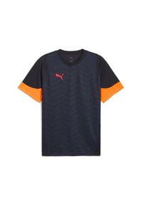 Puma - Męska koszulka piłkarska individualCUP PUMA. Kolor: pomarańczowy, niebieski, czerwony, wielokolorowy, żółty. Sport: piłka nożna #1