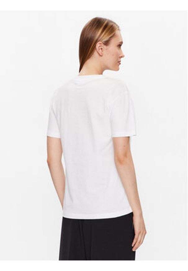 Calvin Klein T-Shirt Hero Logo K20K205448 Biały Regular Fit. Kolor: biały. Materiał: bawełna