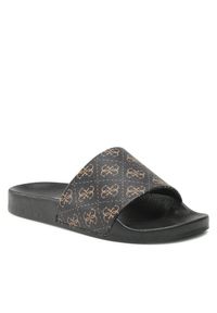 Klapki Guess. Kolor: brązowy #1