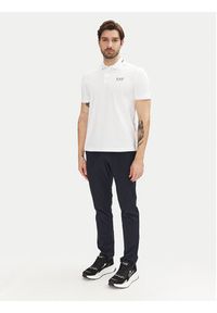 EA7 Emporio Armani Polo 7M000184 AF13511 U0002 Biały Slim Fit. Typ kołnierza: polo. Kolor: biały. Materiał: bawełna #4