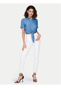 only - ONLY Jeansy Emily 15292435 Biały Straight Fit. Kolor: biały #3