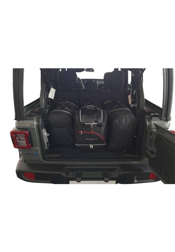 KJUST - Torby Do Bagażnika Jeep Wrangler Phev 2021+ 4Szt Kjust. Kolor: czarny. Styl: sportowy