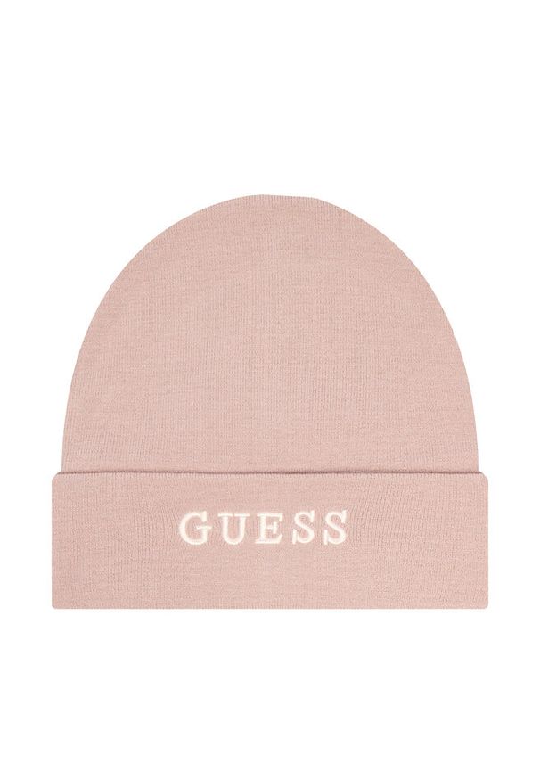 Czapka Guess. Kolor: różowy
