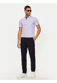 Jack & Jones - Jack&Jones Polo Jjepaulos 12136668 Fioletowy Slim Fit. Typ kołnierza: polo. Kolor: fioletowy. Materiał: bawełna #5