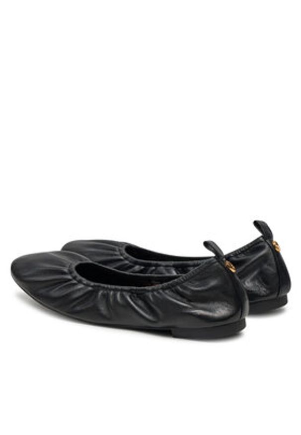 Tory Burch Baleriny 159965 Czarny. Kolor: czarny. Materiał: skóra