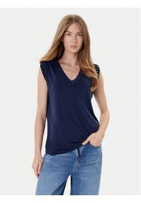 Guess Bluzka W5YP52 KCYW2 Granatowy Regular Fit. Kolor: niebieski #1