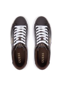 Guess Sneakersy FLFD15 PEL12 Brązowy. Kolor: brązowy. Materiał: skóra #5
