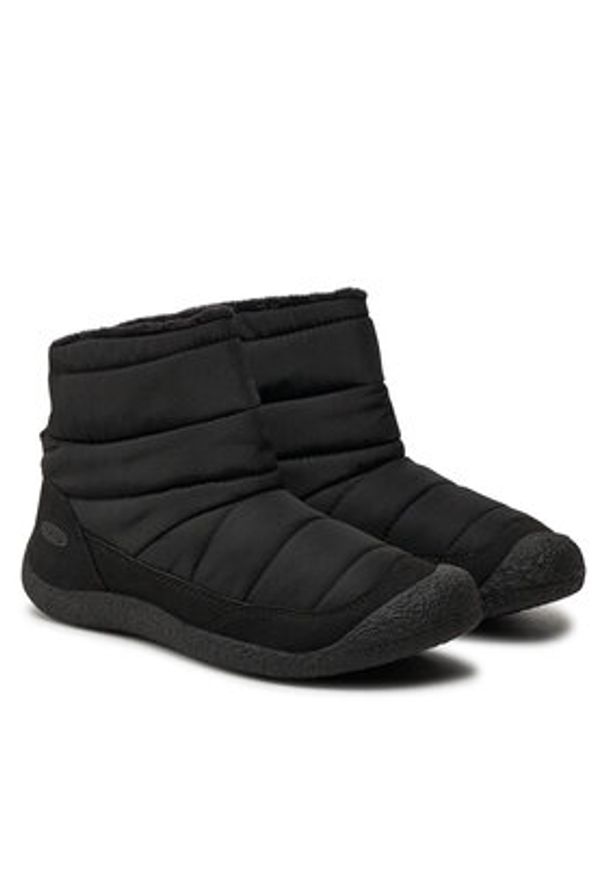 keen - Keen Botki Howser Fold Down 1029460 Czarny. Kolor: czarny. Materiał: materiał