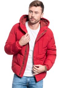 Wrangler - KURTKA ZIMOWA WRANGLER THE BODYGUARD RED W4C8WWX47 112129108. Sezon: zima