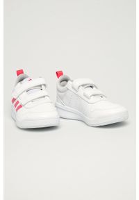 Adidas - adidas - Buty dziecięce Tensaur C. Nosek buta: okrągły. Zapięcie: rzepy. Kolor: biały. Materiał: guma. Obcas: na platformie #2