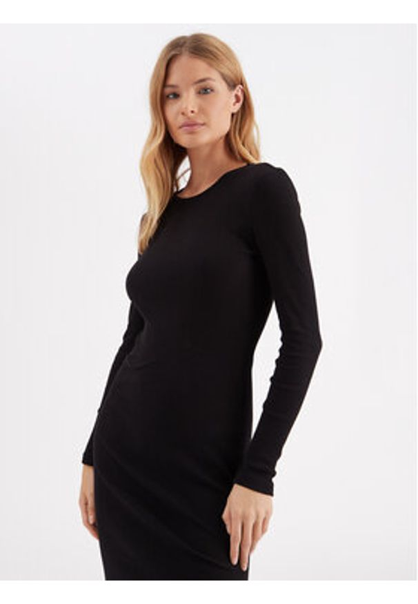 Noisy may - Noisy May Sukienka codzienna Maya 27027282 Czarny Slim Fit. Okazja: na co dzień. Kolor: czarny. Materiał: bawełna. Typ sukienki: proste. Styl: casual
