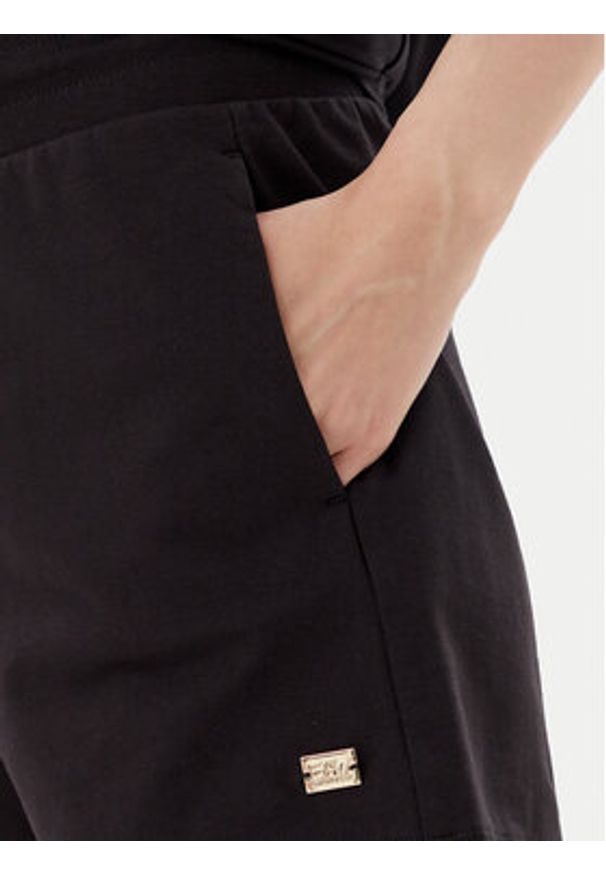 EA7 Emporio Armani Szorty sportowe 7W000079 AF13135 UC001 Czarny Regular Fit. Kolor: czarny. Materiał: bawełna