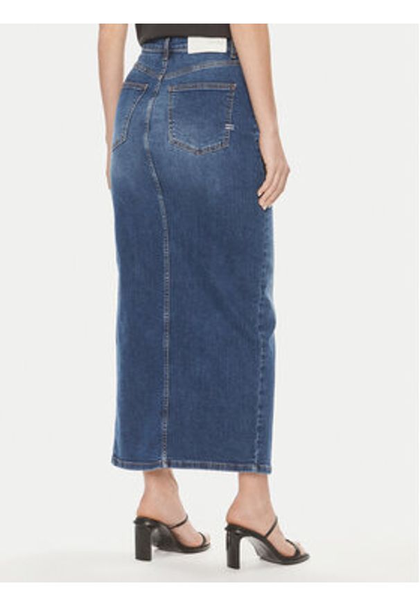 ViCOLO Spódnica jeansowa DB5056 Niebieski Regular Fit. Kolor: niebieski. Materiał: bawełna