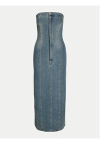 JJXX Sukienka jeansowa Tinga 12260695 Niebieski Slim Fit. Kolor: niebieski. Materiał: syntetyk #8