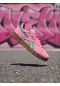 Reebok Sneakersy EO-CLUB C GROUNDS UK 100229526 Różowy. Kolor: różowy. Materiał: skóra, zamsz. Model: Reebok Club #3