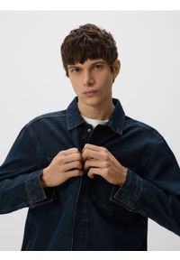 Reserved - Jeansowa koszula comfort fit - indigo jeans. Materiał: jeans #1